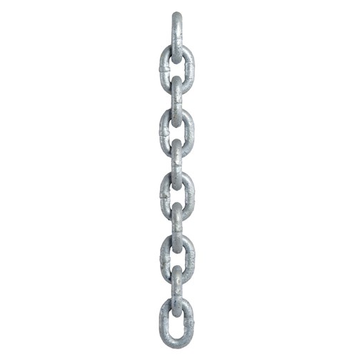 CHAIN GALVANISED SHORT LINK 6MM GRADE L (109.9M/100KG)